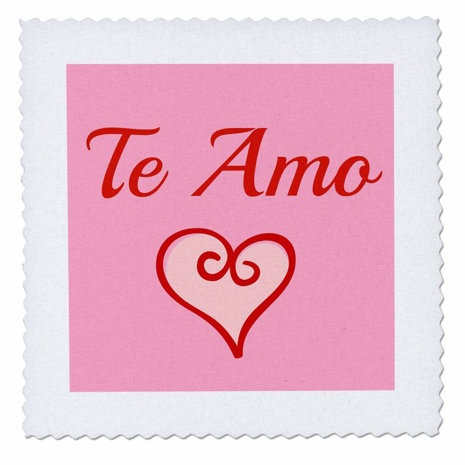 te amo Amazon.com: 3dRose qs_201925_1 Te Amo I Love You in Spanish Red